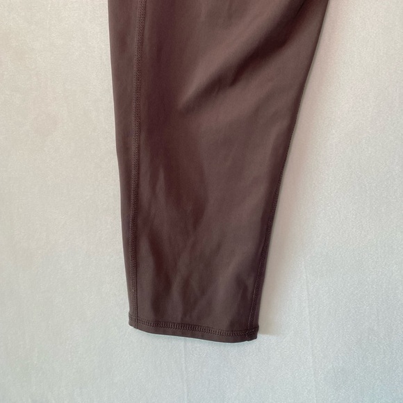 Free People Movement Cropped Capri Leggings Brown Large - Picture 10 of 10
